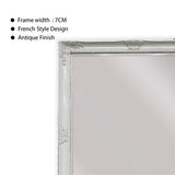 Mirrors: French Provincial Ornate Mirror - White - Small 80cm x 110cm