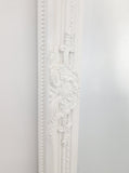 Mirrors: French Provincial Ornate Mirror - White - Small 80cm x 110cm