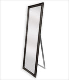 Mirrors: French Provincial Ornate Mirror - Black - Free Standing 50cm x 170cm