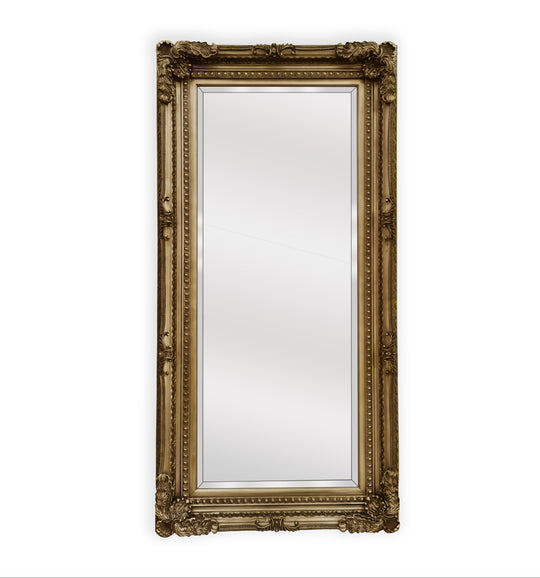 Mirrors: LUX French Provincial Ornate Mirror - Antique Champagne