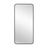 Mirrors: Black Metal Rectangle Mirror - Medium 80cm x 170cm