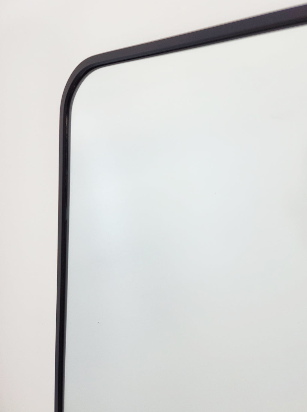 Mirrors: Black Metal Rectangle Mirror - Medium 80cm x 170cm