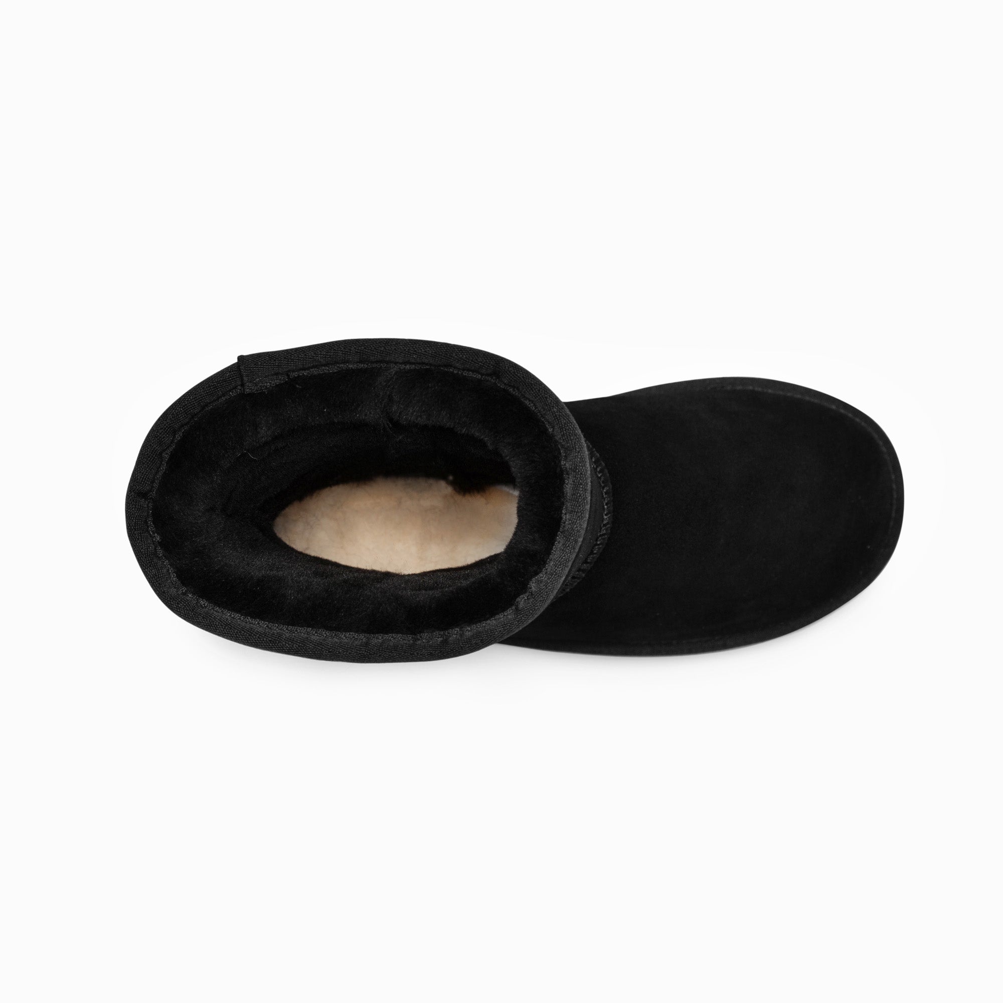 Men's Uggs & Slippers: Ugg Boots Genuine Australian Sheepskin Unisex Short Classic Suede (Black, EU38)