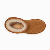 Men's Uggs & Slippers: Ugg Boots Genuine Australian Sheepskin Unisex Short Classic Suede (Chestnut, EU43)