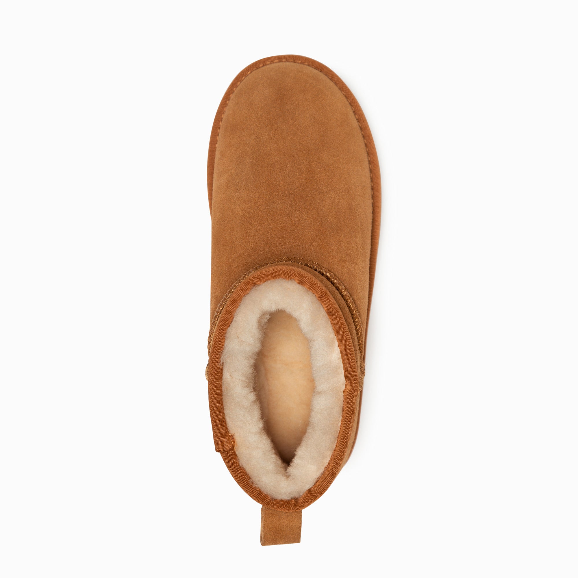 Men's Uggs & Slippers: Ugg Boots Genuine Australian Sheepskin Unisex Mini Classic Suede (Chestnut, EU39)
