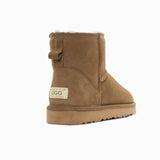 Men's Uggs & Slippers: Ugg Boots Genuine Australian Sheepskin Unisex Mini Classic Suede (Olive, EU40)