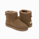 Men's Uggs & Slippers: Ugg Boots Genuine Australian Sheepskin Unisex Mini Classic Suede (Olive, EU40)