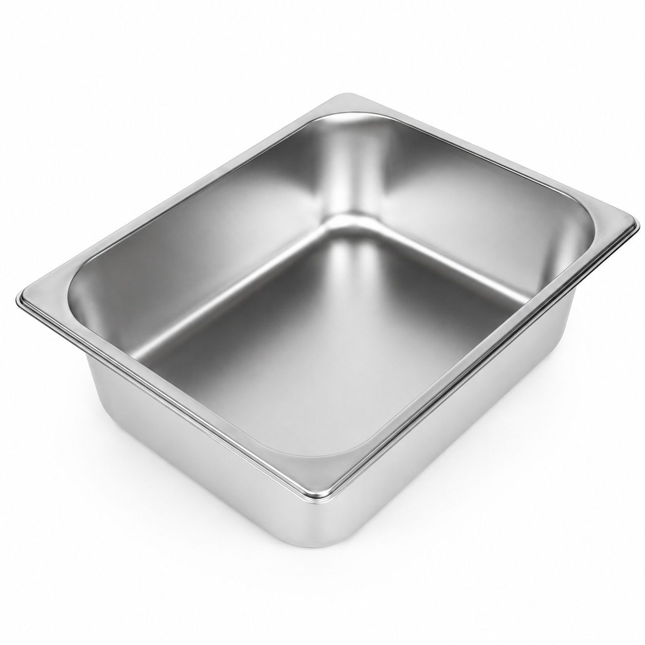 Commercial Stainless Steel GN 1/2 100mm Deep Gastronorm Bain Marie Buffet Steam Table Food Pan with Lid