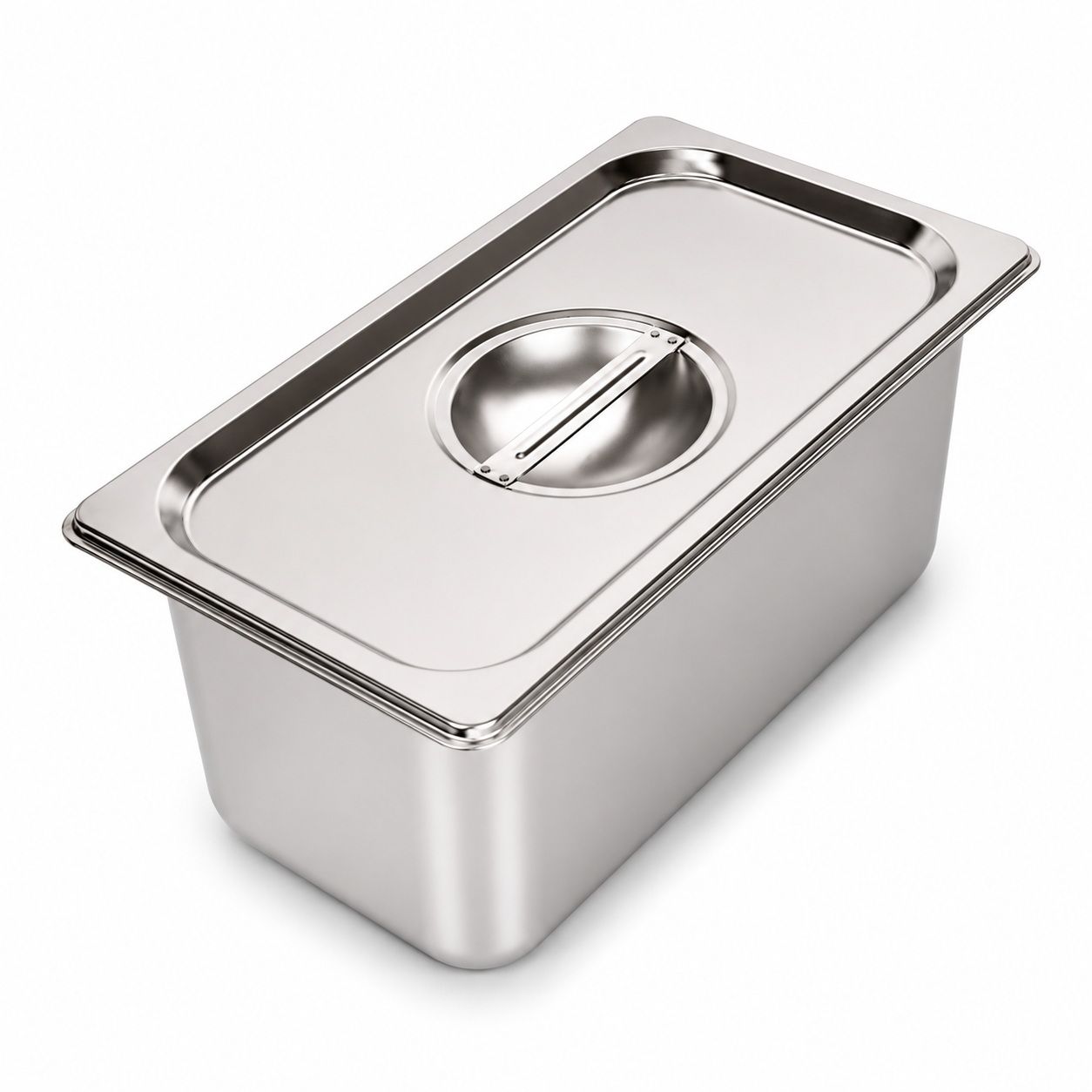Commercial Stainless Steel GN 1/3 150mm Deep Gastronorm Bain Marie Buffet Steam Table Food Pan with Lid