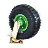 Gymnastics: 4x 10 Inch Swivel Castor Caster Pneumatic Tyres Wheels Trolley Cart Wheelbarrow