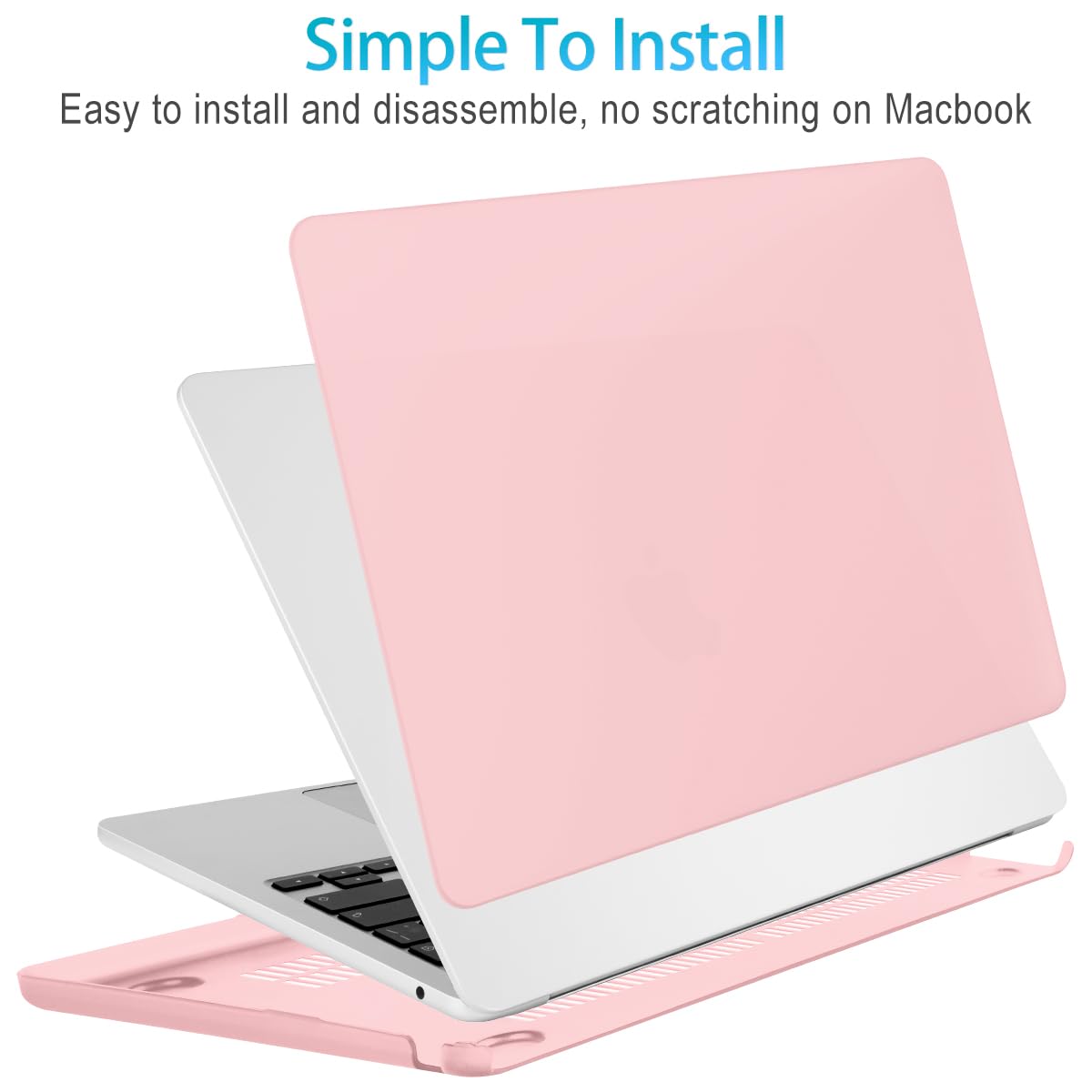 Cases & Skins: 15 inch Air 2023 MacBook Air Matte Case  A2941 M2 Chip Hard Shell Case Keyboard Cover Sold Pink