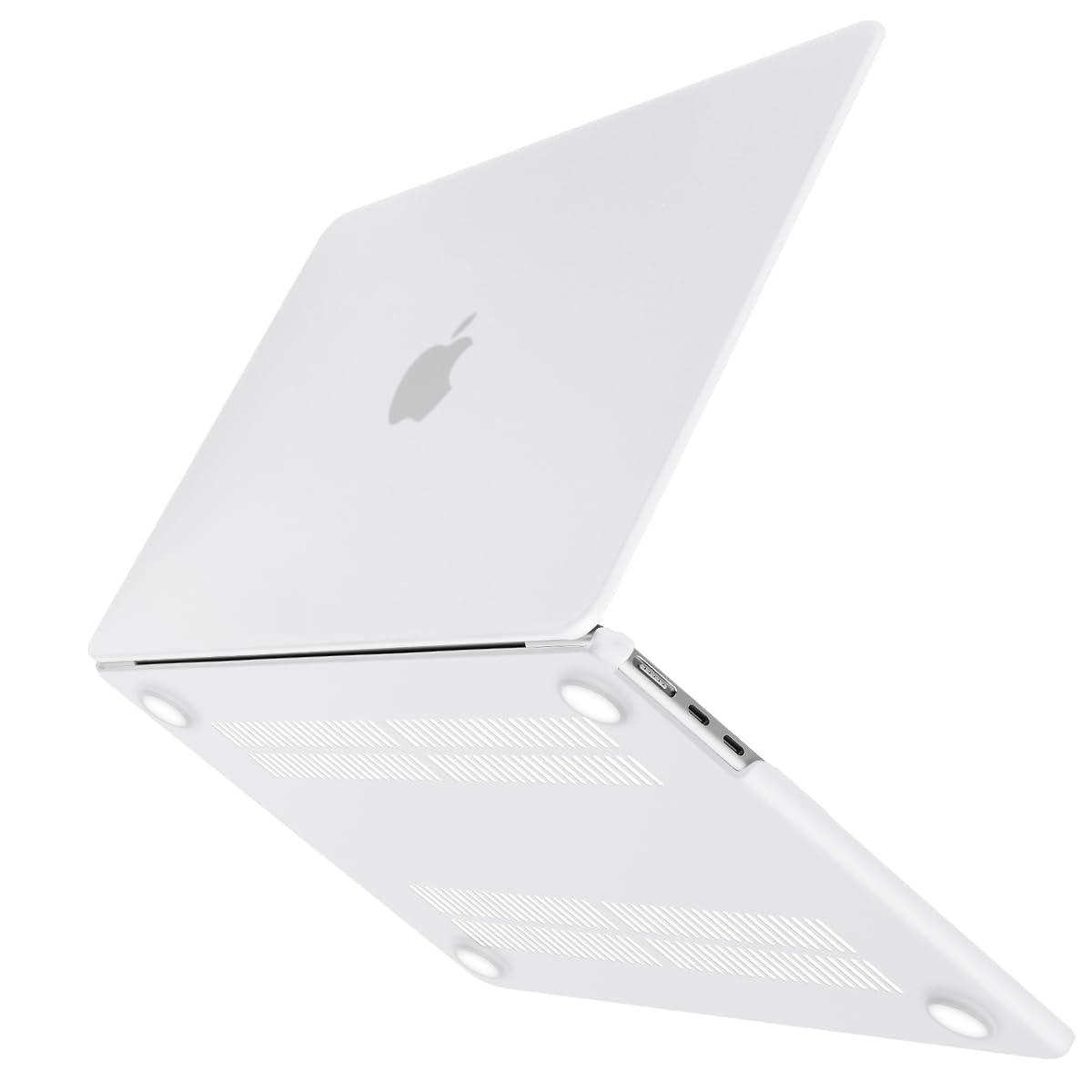 Cases & Skins: 15 inch Air 2023 MacBook Air Matte Case  A2941 M2 Chip Hard Shell Case Keyboard Cover White