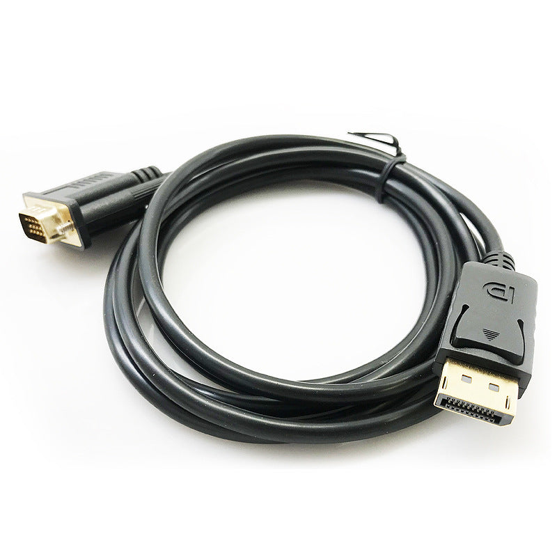 Computer Monitors & Accessories: 1.8M Display Port DP Male To VGA/M Cable Converter Connector Adaptor