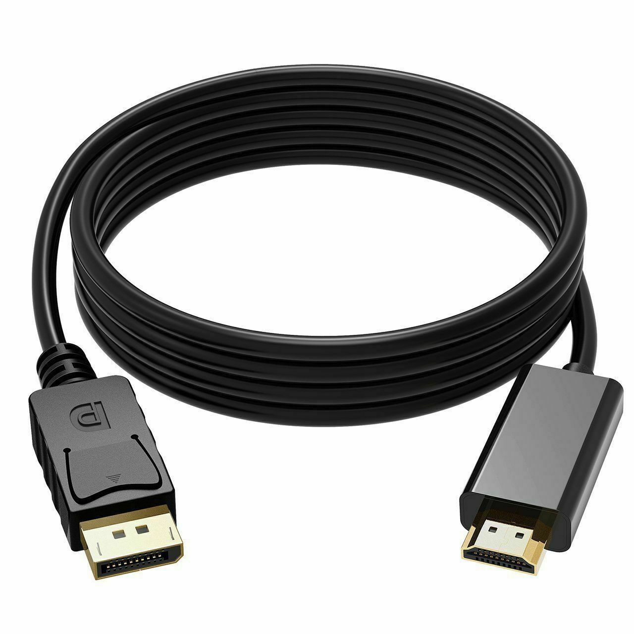 Computer Cables & Adapters: 1.8m DisplayPort Display Port DP Gold to HDMI Male Video Audio Converter Cable