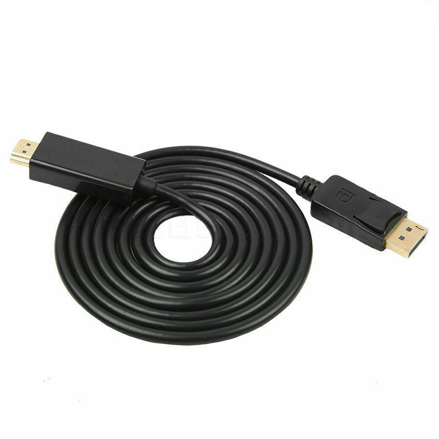 Computer Cables & Adapters: 1.8m DisplayPort Display Port DP Gold to HDMI Male Video Audio Converter Cable