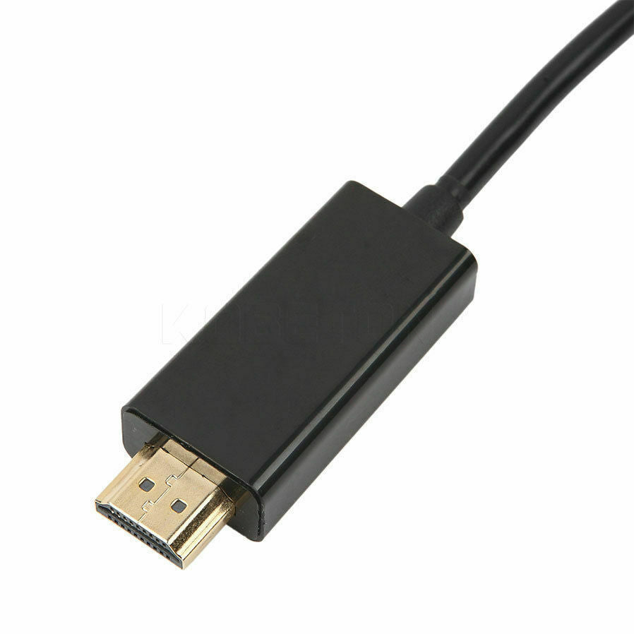 Computer Cables & Adapters: 1.8m DisplayPort Display Port DP Gold to HDMI Male Video Audio Converter Cable