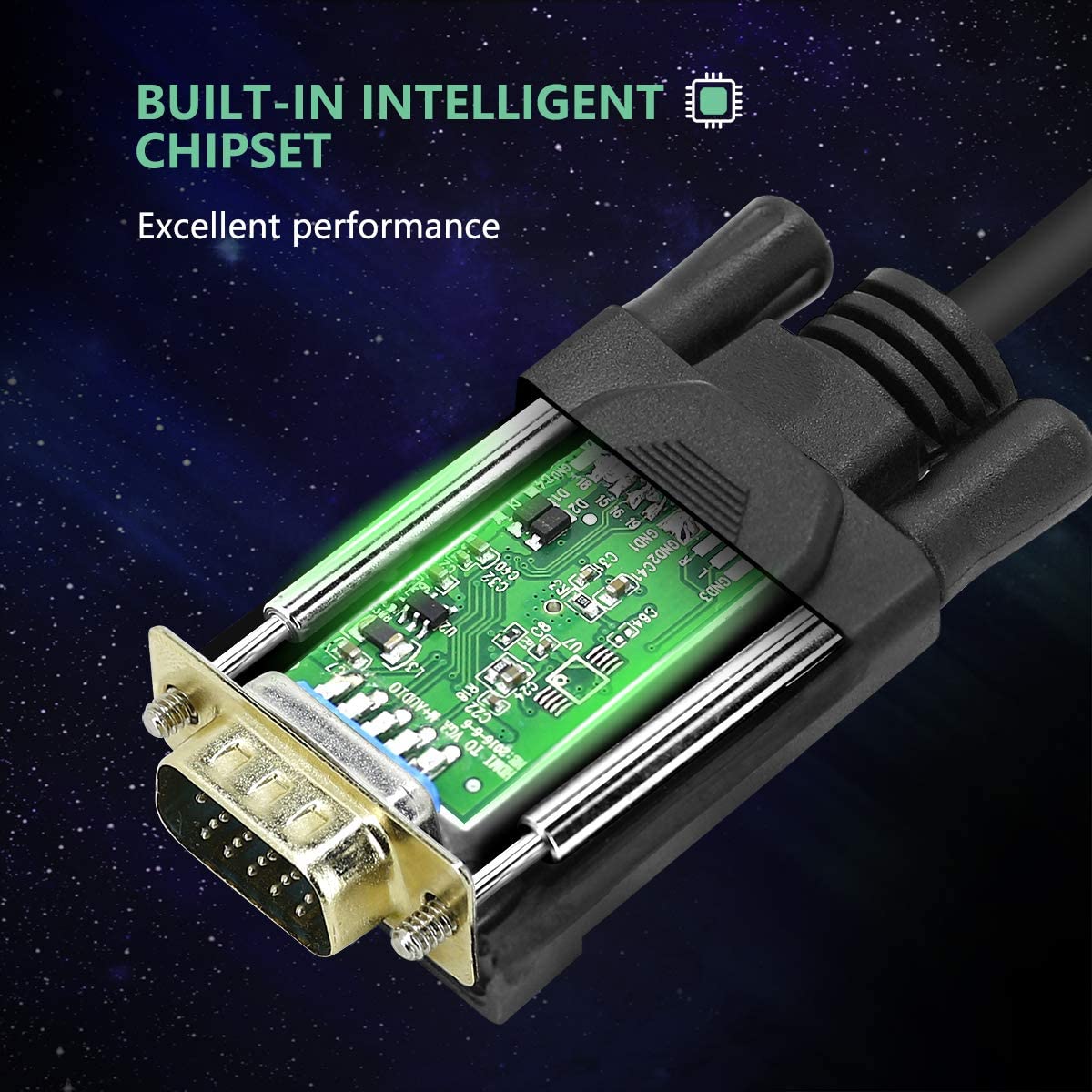 TVs & Accessories: 1.8M 6 Feet HDMI Male to VGA Male Cable for Computer, Laptop, PC, Monitor ETC