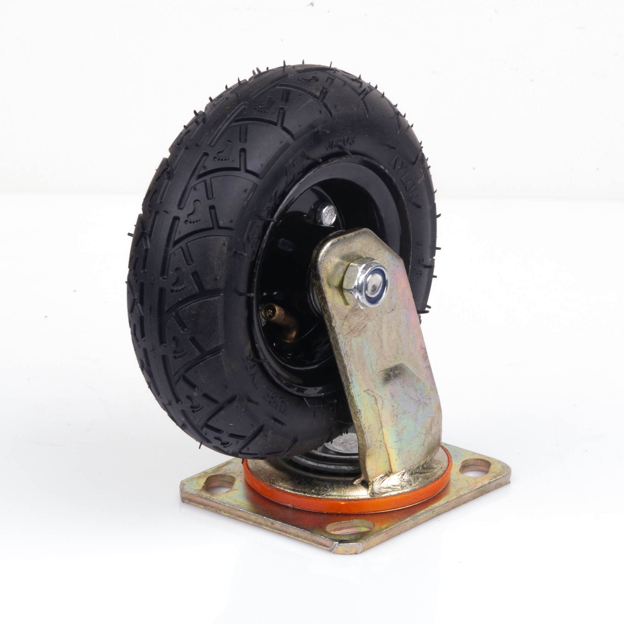 Gymnastics: 6 Inch Swivel Castor Caster Pneumatic Tyres Tyre Wheels Trolley Cart Wheelbarrow