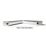 96MM Silver Zinc Alloy Kitchen Nickel Door Cabinet Drawer Handle Pulls