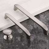 Door Hardware: Brushed ZINC Kitchen Door Cabinet Drawer Handle Pulls 96MM