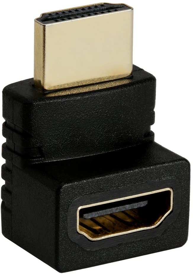 TVs & Accessories: Right Angle 270 Degree HDMI Male to Female Plug Play Connector Adapter joiner