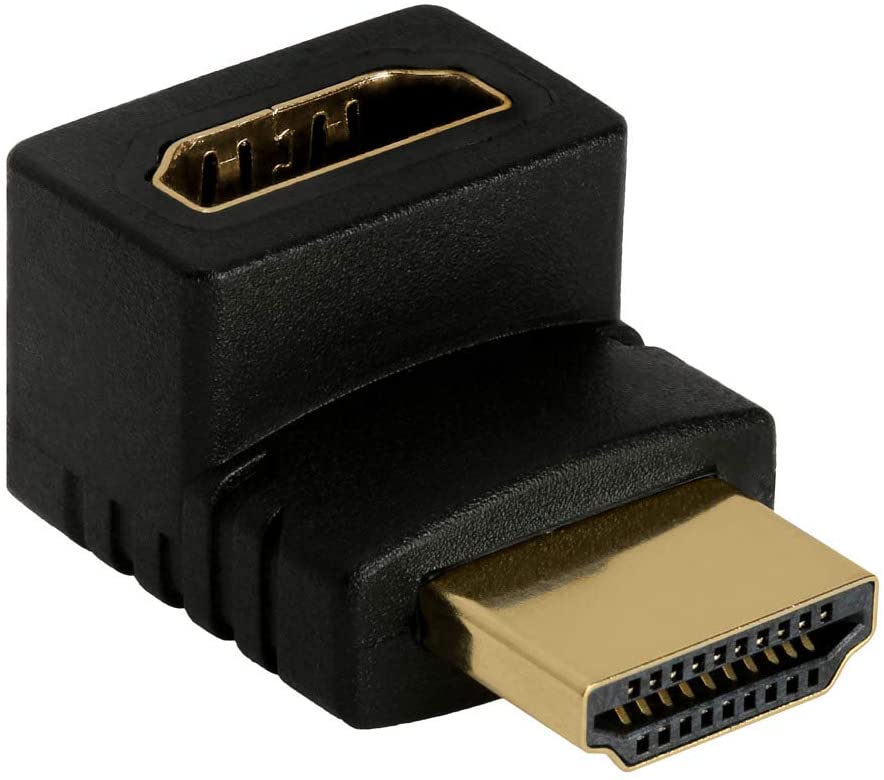 TVs & Accessories: Right Angle 270 Degree HDMI Male to Female Plug Play Connector Adapter joiner
