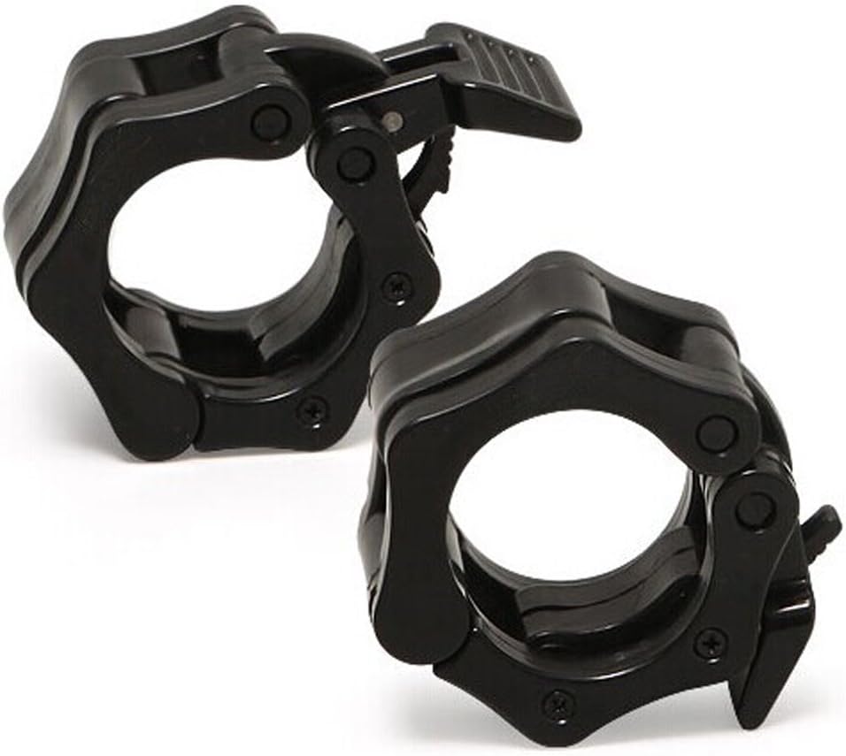 Automotive Repair & Speciality Tools: 2Pcs 1in / 25mm Dumbbell Clamps Barbell Clamps Collars Clips Bar Plates Collar Clips Black