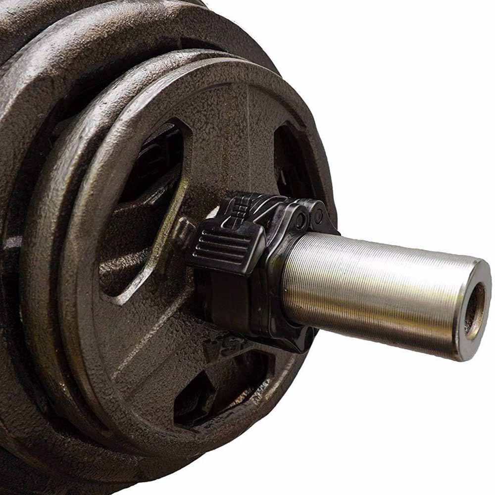 Free Weights: 2Pcs 2in / 50mm Olympic Dumbbell Clamps Barbell Clamps Collars Clips Bar Plates Collar Clips Black
