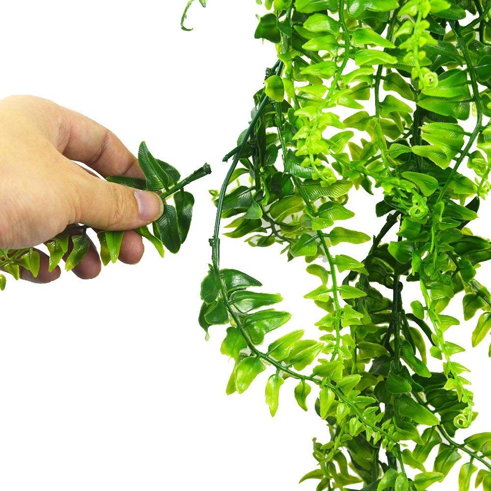 Artificial Flowers & Plants: 2 Pack 76cm Fake Plants Faux Artificial Eucalyptus Plants Home Garden Window Office Wedding Decoration