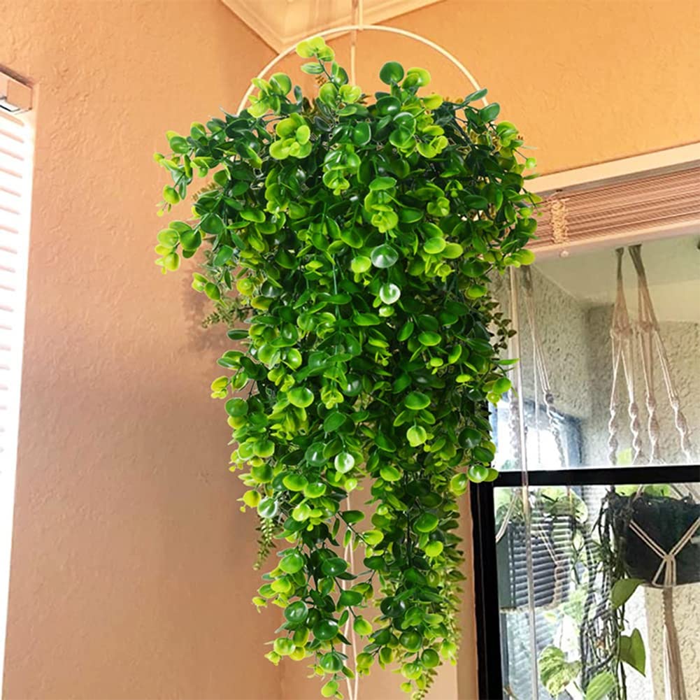 Calendars, Organisers & Planners: 2 Pack 76cm Artificial Eucalyptus Plants Fake Plants FauxHome Garden Window Office Wedding Decoration