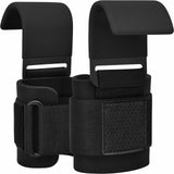 Gym Equipment & Accessories: Pair Weight Lifting Hooks Straps Grip Wrist Wrap Support Powerlifting Deadlift Pull Up