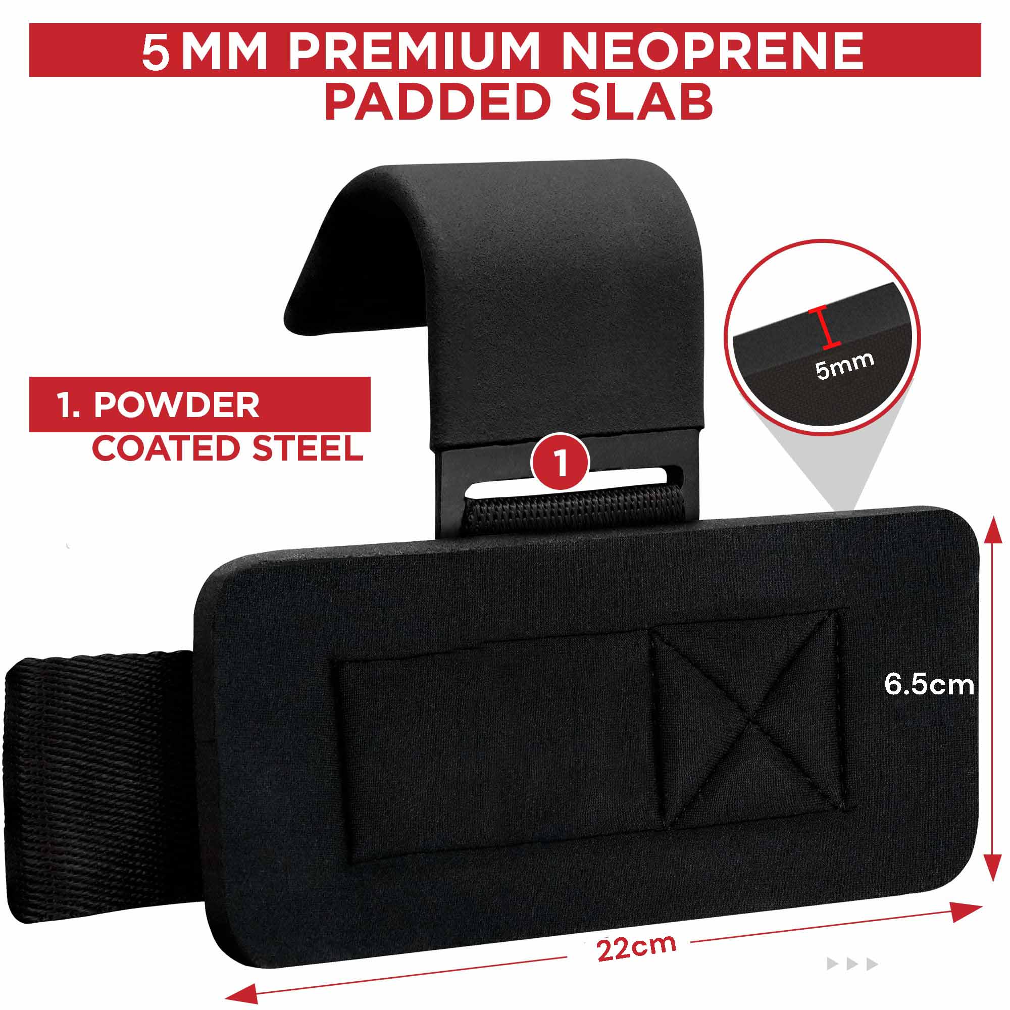 Gym Equipment & Accessories: Pair Weight Lifting Hooks Straps Grip Wrist Wrap Support Powerlifting Deadlift Pull Up
