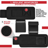 Gym Equipment & Accessories: Pair Weight Lifting Hooks Straps Grip Wrist Wrap Support Powerlifting Deadlift Pull Up