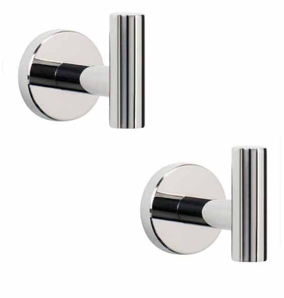 Bird Cage Accessories: 2 Pcs Wall Mount Bathroom Towel Hooks Holder Cloth Hanger Hook Kitchen Door Hanger Poliched Chrome