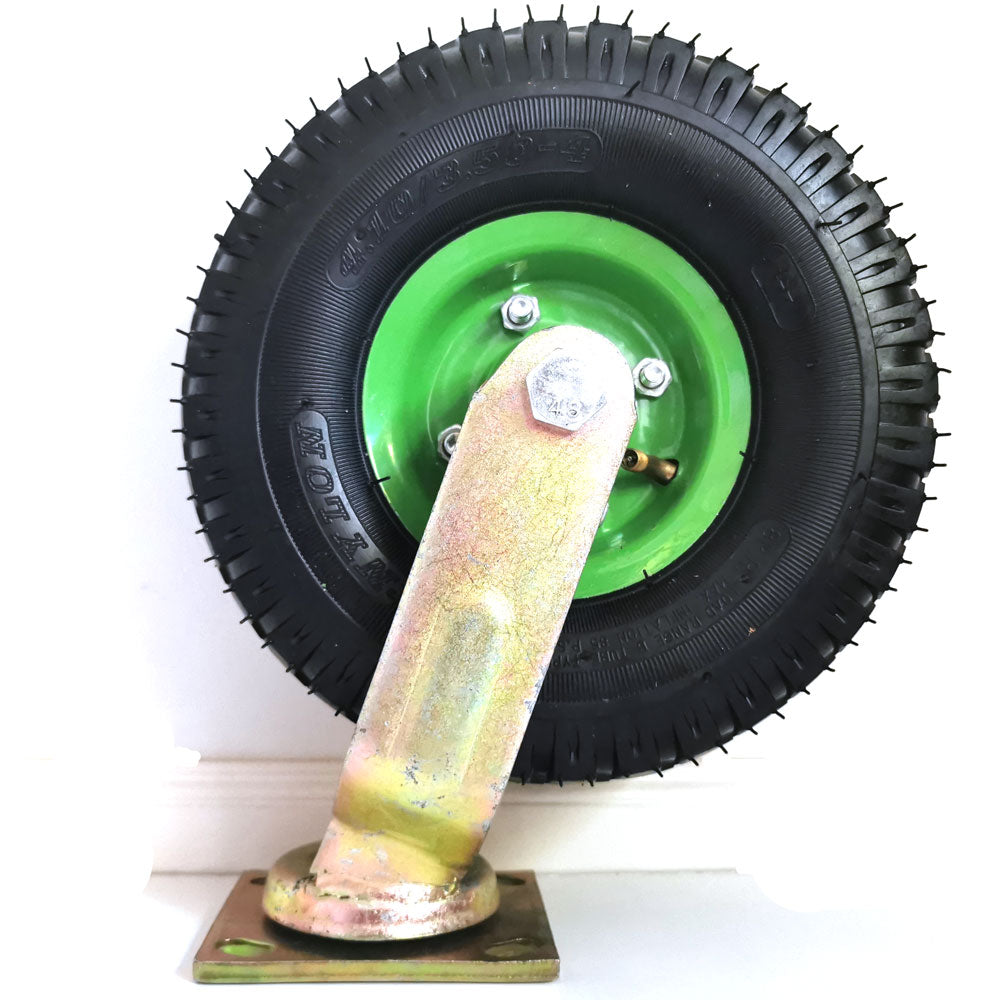 Gymnastics: 10Inch Swivel Castor Caster Pneumatic Tyres Tyre Wheels Trolley Cart Wheelbarrow
