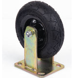 Gymnastics: 4x 6 Inch Castor Caster 2x swivel 2x fixed Pneumatic Tyres Wheels  Trolley Cart Wheelbarrow