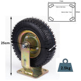 Gymnastics: 4x 8 Inch Castor Caster 2x swivel 2x fixed Pneumatic Tyres Wheels  Trolley Cart Wheelbarrow