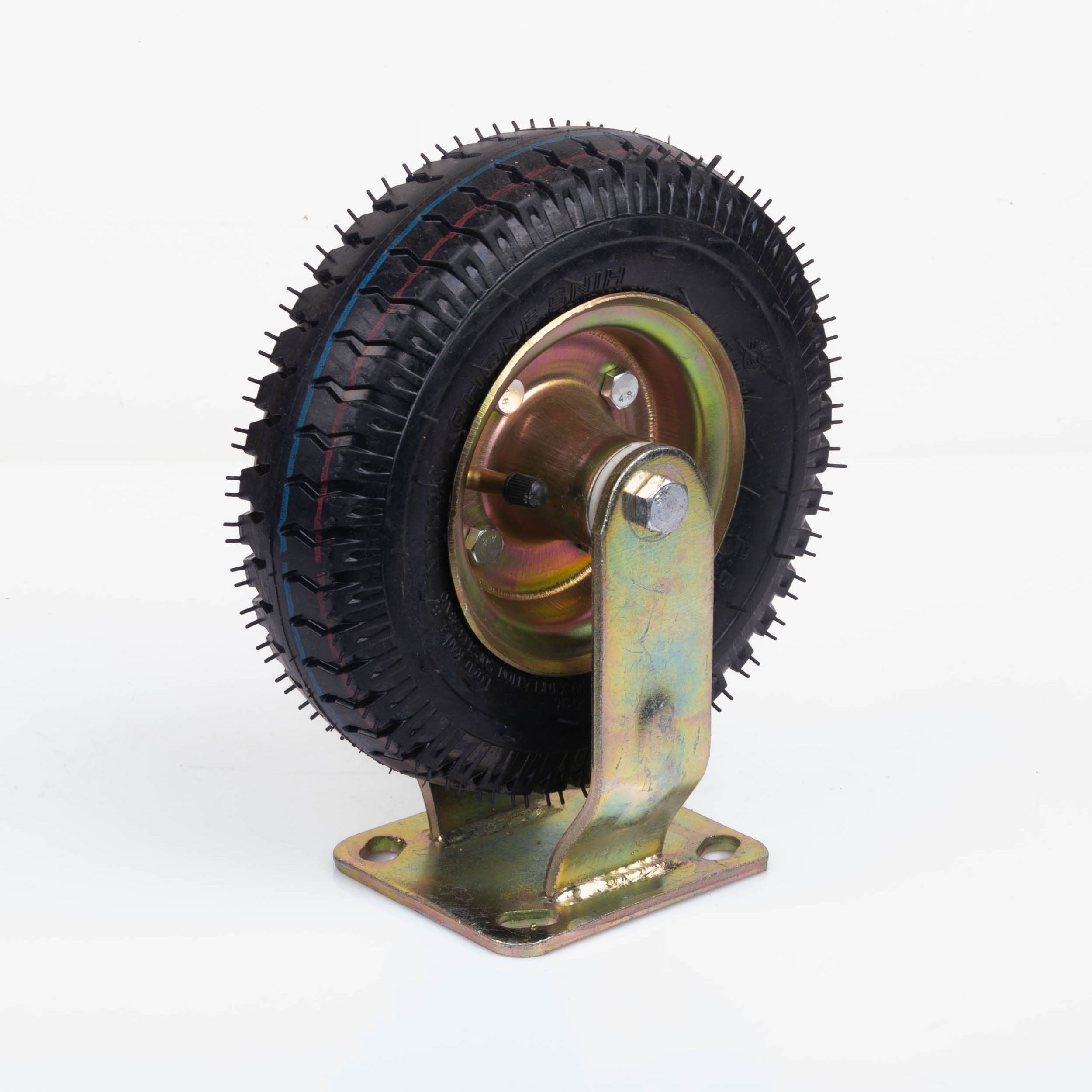 Gymnastics: 4x 8 Inch Castor Caster 2x swivel 2x fixed Pneumatic Tyres Wheels  Trolley Cart Wheelbarrow