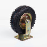 Gymnastics: 4x 8 Inch Castor Caster 2x swivel 2x fixed Pneumatic Tyres Wheels  Trolley Cart Wheelbarrow