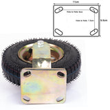 Gymnastics: 4x 8 Inch Castor Caster 2x swivel 2x fixed Pneumatic Tyres Wheels  Trolley Cart Wheelbarrow