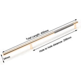 Kitchen & Bathroom DIY: Gold Solid Modern Design Furniture Kitchen Cabinet Handles Drawer Bar Handle Pull 256mm