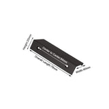 Kitchen & Bathroom DIY: Aluminum Kitchen Cabinet Bar Handles  Drawer Handle Pull black hole to hole 64mm