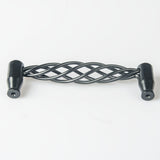 Kitchen & Bathroom DIY: Iron-nickel alloy Kitchen Door Cabinet Drawer Handle Pulls 128mm
