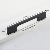 Kitchen & Bathroom DIY: Slim Design Kitchen Cabinet Handles Drawer Bar Handle Pull Black 160MM