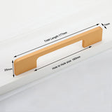 Kitchen & Bathroom DIY: Slim Design Kitchen Cabinet Handles Drawer Bar Handle Pull Gold 160MM