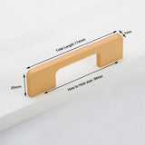 Kitchen & Bathroom DIY: Slim Design Kitchen Cabinet Handles Drawer Bar Handle Pull Gold 96MM