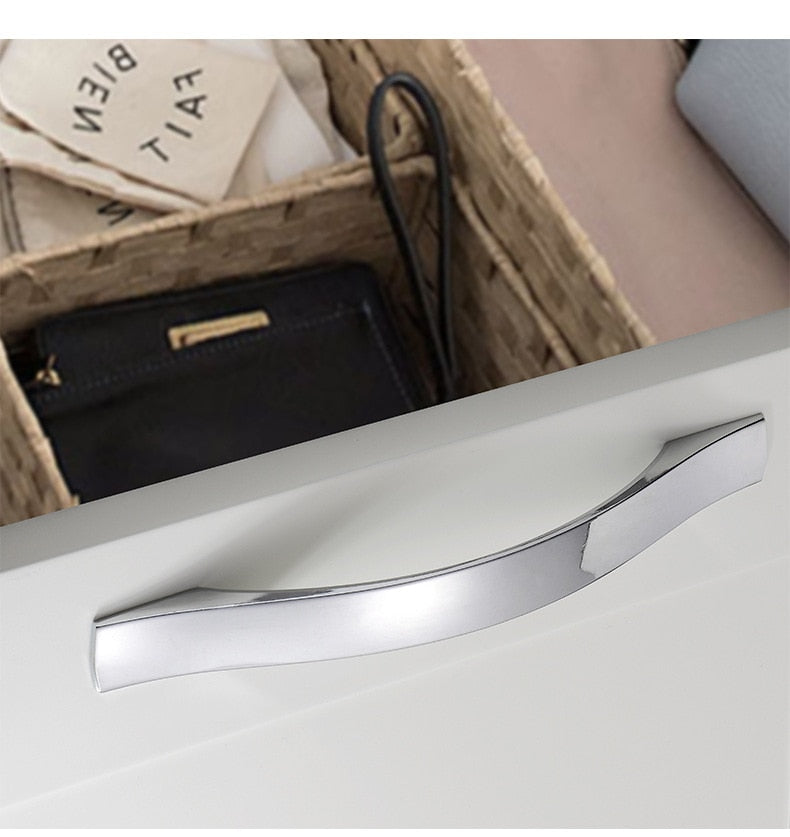 Door Hardware: 96mm Brushed Silver Furniture Kitchen Bathroom Cabinet Handles Drawer Bar Handle Pull Knob