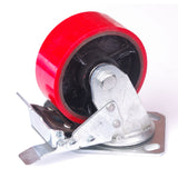 Table & Bar Stools: 5 inch Industrial 500KG Caster Wheels Swivel with Brake Locking Casters Castor Wheels Cart Furniture Workbench