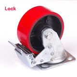 Table & Bar Stools: 5 inch Industrial 500KG Caster Wheels Swivel with Brake Locking Casters Castor Wheels Cart Furniture Workbench
