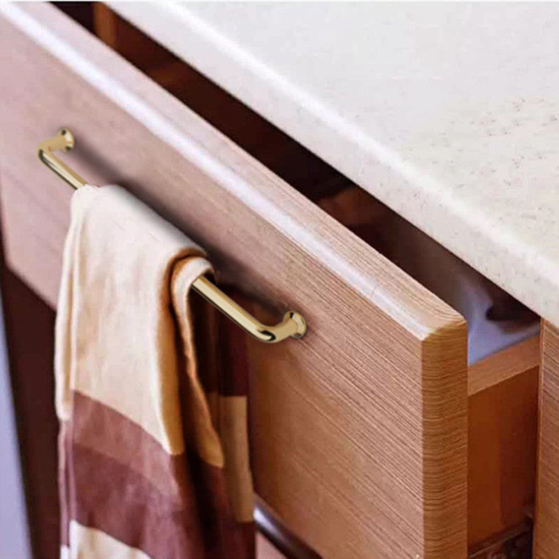 Kitchen & Bathroom DIY: 192mm Polished gold Furniture Kitchen Bathroom Cabinet Handles Drawer Bar Handle Pull Knob